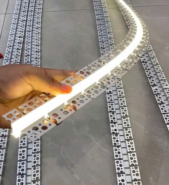 Đèn led thanh nhôm ziczac lắp âm trần