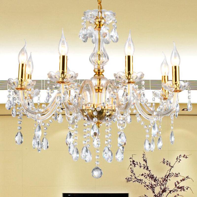 Đèn chùm pha lê nến 7