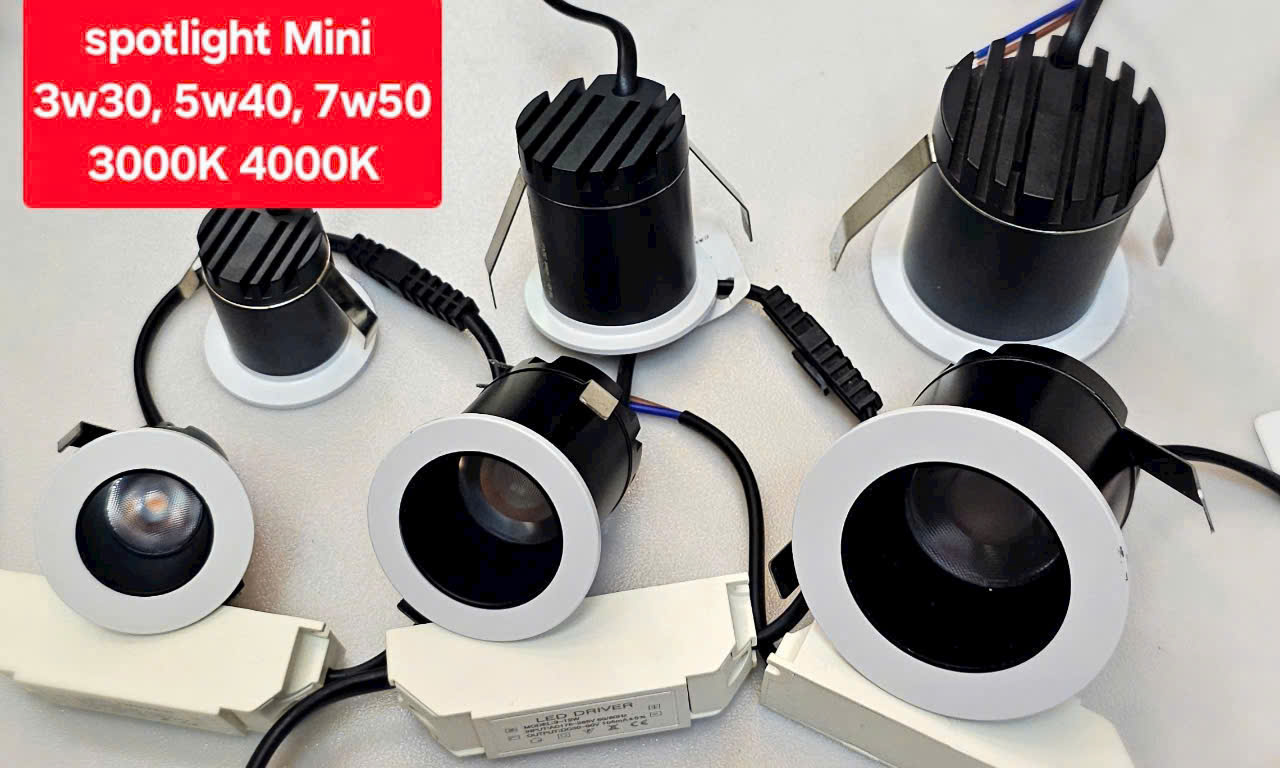 Đèn led âm trần mini spotlight
