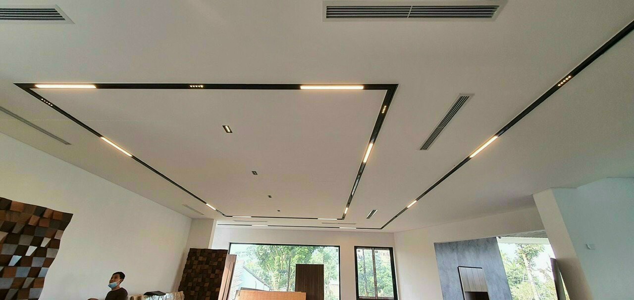 Đèn led thanh ray nam châm âm trần