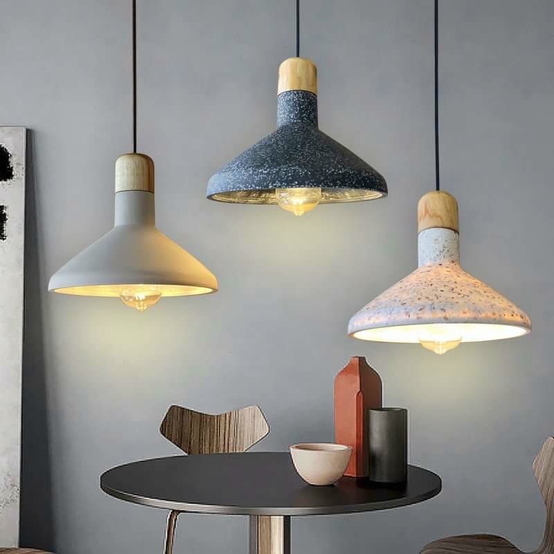 Đèn thả bê tông đá mài Composite KALIA