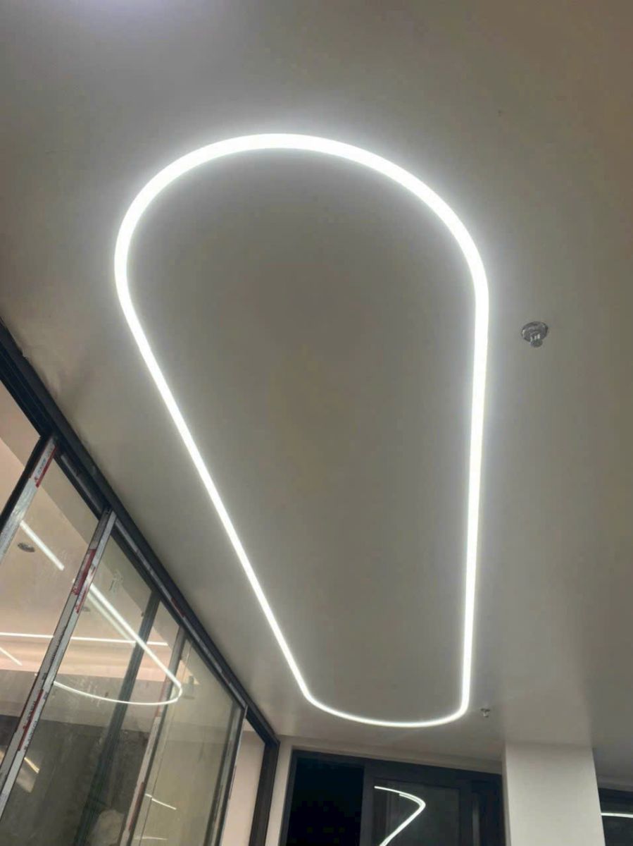 Thanh nhôm định hình LED âm trần 2